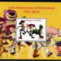 Mali 2010 55th Anniversary of Disneyland - Toy Story #6 perf s/sheet unmounted mint. Note this item is privately produced and is offered purely on its thematic appeal
