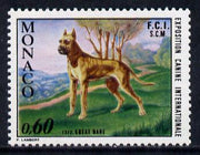 Monaco 1972 Dog Show 60c (Great Dane) SG 1036