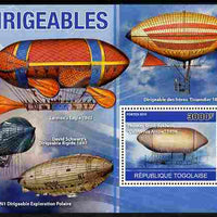 Togo 2010 Dirigibles perf m/sheet unmounted mint