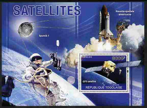 Togo 2010 Satellites perf m/sheet unmounted mint