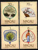 Macao 1987 Fans perf set of 4 unmounted mint SG 647-50