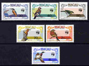 Macao 1984 Ausipex Stamp Exhibition - Birds perf set of 6 unmounted mint SG 592-97