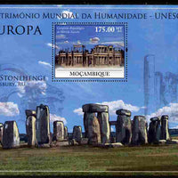 Mozambique 2010 UNESCO World Heritage Sites - Europe #2 perf m/sheet unmounted mint, Yvert 288