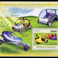 Togo 2011 Ecological Cars perf s/sheet unmounted mint