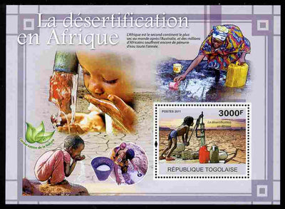 Togo 2011 Environment - Desertification in Africa perf s/sheet unmounted mint