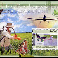 Togo 2011 Pesticides and the Environment perf s/sheet unmounted mint