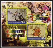 Djibouti 2006 Disney - Original Sketches #1 perf sheetlet containing 2 values unmounted mint. Note this item is privately produced and is offered purely on its thematic appeal