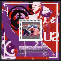 Guinea - Conakry 2010 U2 (pop group) perf s/sheet unmounted mint, Michel BL 1813