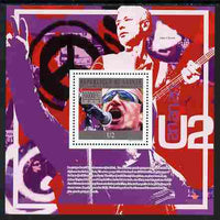 Guinea - Conakry 2010 U2 (pop group) perf s/sheet unmounted mint, Michel BL 1813