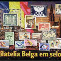 Guinea - Bissau 2010 Belgian Stamp on Stamp perf s/sheet unmounted mint, Michel BL 880