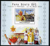 Mozambique 2010 Pope Benedict Visit to Portugal perf s/sheet unmounted mint