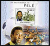 Mozambique 2010 70th Birth Anniversary of Pele perf s/sheet unmounted mint