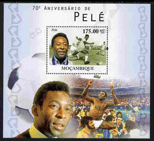 Mozambique 2010 70th Birth Anniversary of Pele perf s/sheet unmounted mint