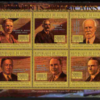 Guinea - Conakry 2010-11 Presidents of the USA #29 - Warren G Harding perf sheetlet containing 6 values unmounted mint