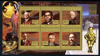 Guinea - Conakry 2010-11 Presidents of the USA #31 - Herbert Hoover perf sheetlet containing 6 values unmounted mint