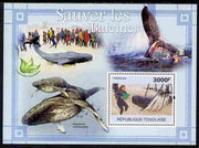 Togo 2011 Save the Whales perf s/sheet unmounted mint
