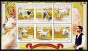 Guinea - Conakry 2010 Astrological Sign of the Goat perf sheetlet containing 6 values unmounted mint, Michel 7823-28