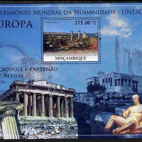 Mozambique 2010 UNESCO World Heritage Sites - Europe #3 perf m/sheet unmounted mint, Yvert 289