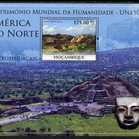 Mozambique 2010 UNESCO World Heritage Sites - North America #1 perf m/sheet unmounted mint, Yvert 296