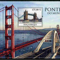 Mozambique 2010 Bridges of the World perf m/sheet unmounted mint, Yvert 286