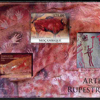 Mozambique 2010 Rock Paintings perf m/sheet unmounted mint, Yvert 285