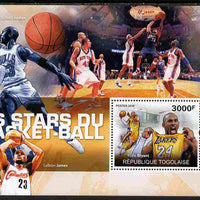 Togo 2010 Basketball Stars perf s/sheet unmounted mint Yvert 418