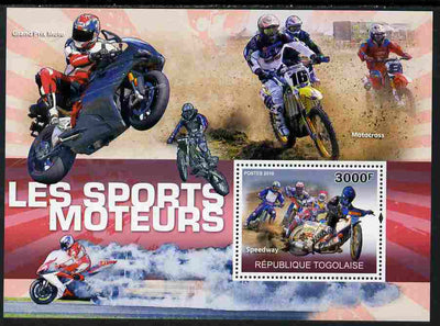 Togo 2010 Motorsport perf s/sheet unmounted mint Yvert 419