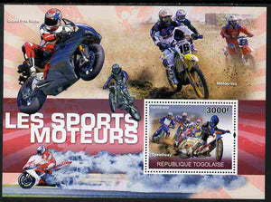 Togo 2010 Motorsport perf s/sheet unmounted mint Yvert 419