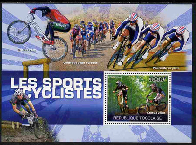 Togo 2010 Cycling perf s/sheet unmounted mint Yvert 420