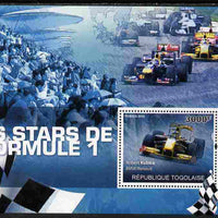 Togo 2010 Formula 1 Stars perf s/sheet unmounted mint Yvert 421
