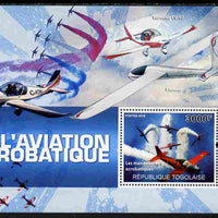 Togo 2010 Aviation Acrobatics perf s/sheet unmounted mint Yvert 422