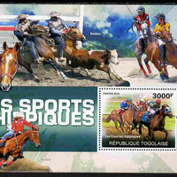 Togo 2010 Equestrian Sports perf s/sheet unmounted mint Yvert 426