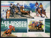 Togo 2010 Equestrian Sports perf s/sheet unmounted mint Yvert 426
