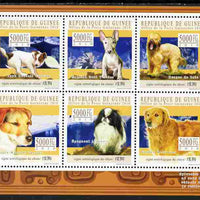 Guinea - Conakry 2010 Astrological Sign of the Dog perf sheetlet containing 6 values unmounted mint, Michel 7841-46