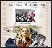 Mozambique 2010,30th Death Anniversary of Alfred Hitchcock perf s/sheet unmounted mint