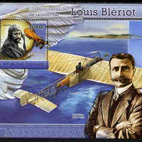 Togo 2011 75th Death Anniversary of,Louis Bleriot perf s/sheet unmounted mint