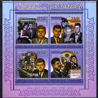 Togo 2011 50th Anniversary of Presidency of John F Kennedy perf sheetlet containing 4 values unmounted mint