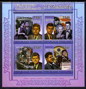 Togo 2011 50th Anniversary of Presidency of John F Kennedy perf sheetlet containing 4 values unmounted mint