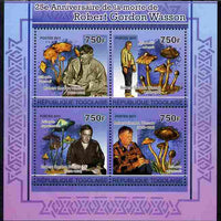 Togo 2011 25th Death Anniversary of,Robert Gordon Wasson perf sheetlet containing 4 values unmounted mint