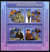 Togo 2011 25th Death Anniversary of,Robert Gordon Wasson perf sheetlet containing 4 values unmounted mint
