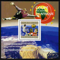 Comoro Islands 2010 South African Footballers #1 perf s/sheet unmounted mint