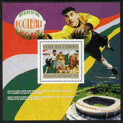 Comoro Islands 2010 South African Footballers #2 perf s/sheet unmounted mint