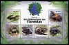 Mozambique 2011 International Year of Forests - Crocodiles perf sheetlet containing 6 values unmounted mint