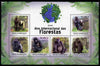 Mozambique 2011 International Year of Forests - Gorillas perf sheetlet containing 6 values unmounted mint