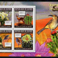 Guinea - Conakry 2011 Cactii perf sheetlet containing 4 values unmounted mint