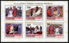Togo 2011 Royal Wedding - William & Kate perf sheetlet containing 6 values unmounted mint