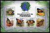 Mozambique 2011 International Year of the Forest - Butterflies perf sheetlet containing 6 values unmounted mint
