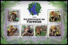 Mozambique 2011 International Year of the Forest - Jaguars perf sheetlet containing 6 values unmounted mint
