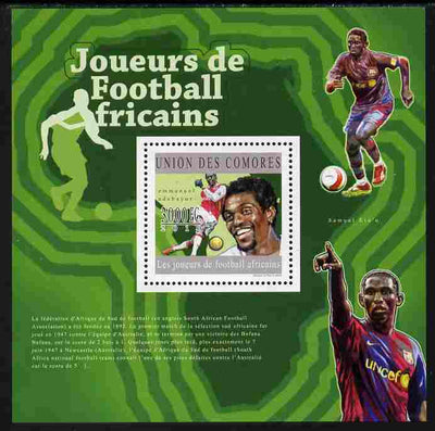 Comoro Islands 2010 African Football Players perf s/sheet unmounted mint
