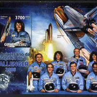 Guinea - Bissau 2011 25th Anniversary of Challenger Disaster perf s/sheet unmounted mint Michel BL910